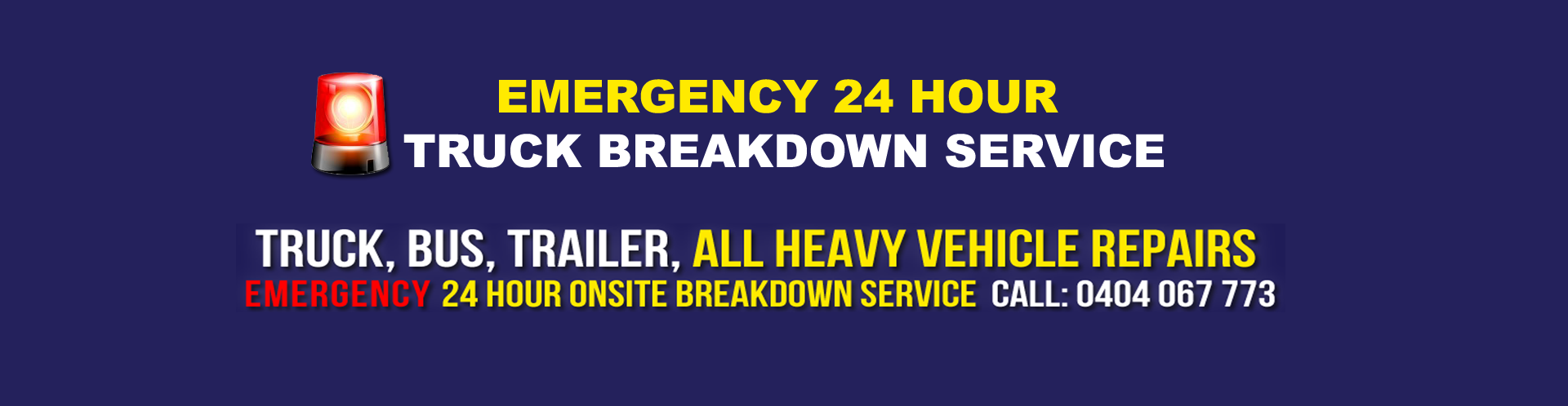 24 Hour Mobile Truck Service